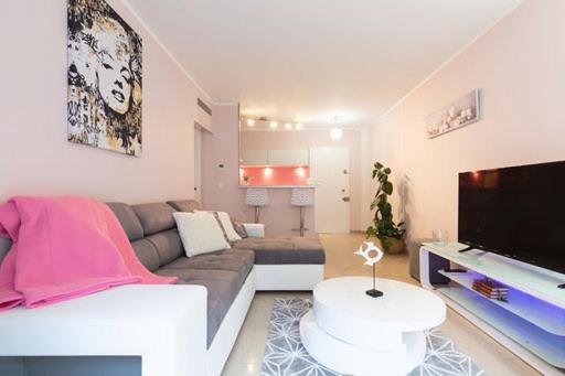 Magnifique 2 Pieces Palm Beach Bord Mer Cannes Exteriör bild